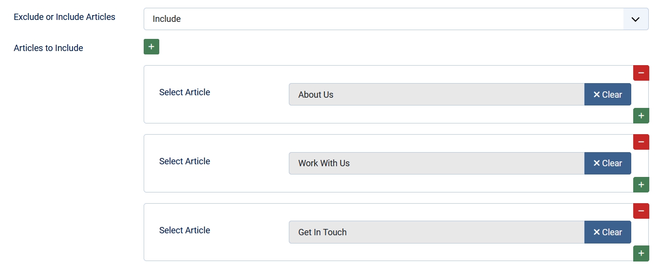 mei 2 articles module